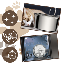 Carica l'immagine nel visualizzatore di Gallery, Fontana per gatti di grande capacità - Ozerty