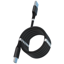 Carica l'immagine nel visualizzatore di Gallery, Cavo USB magnetico flessibile -Nero - Ozerty