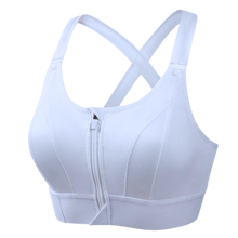 Carica l'immagine nel visualizzatore di Gallery, Reggiseno Sportivo Racerback a Massimo Supporto -Bianco/SBianco/MBianco/LBianco/XLBianco/2XLBianco/3XLBianco/4XLBianco/5XL - Ozerty