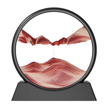 Carica l'immagine nel visualizzatore di Gallery, Quadro Ipnotico di Sabbia in Movimento -Marrone con cornice nera/25 x 26 cm Marrone con cornice nera/18 x 19 cm - Ozerty