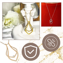 Carica l'immagine nel visualizzatore di Gallery, Ciondolo Porta Anelli Minimalista - Ozerty, 2 in 1 supporto ad anello per telefono - Ozerty