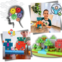 Carica l'immagine nel visualizzatore di Gallery, Blocchi magnetici educativi di Minecraft - Ozerty