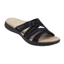 Carica l'immagine nel visualizzatore di Gallery, Sandali con Punta Aperta e Soletta Ortopedica -Nero - Ozerty