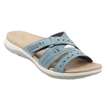 Carica l'immagine nel visualizzatore di Gallery, Sandali con Punta Aperta e Soletta Ortopedica -Blu - Ozerty