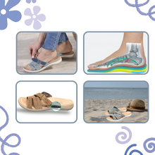 Carica l'immagine nel visualizzatore di Gallery, Sandali con Punta Aperta e Soletta Ortopedica - Ozerty