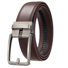 Carica l'immagine nel visualizzatore di Gallery, Cintura in Pelle Senza Fori -Marrone - Ozerty