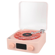 Carica l'immagine nel visualizzatore di Gallery, Lettore di Vinili Retrò -Rosa - Ozerty