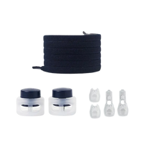 Carica l'immagine nel visualizzatore di Gallery, Lacci di chiusura sicuri e alla moda -Blu navy - Ozerty