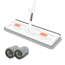 Carica l'immagine nel visualizzatore di Gallery, Mocio autoavvolgenti con secchio -Bianco - Ozerty, Mocio autoavvolgenti con secchio -Mocio bianco con secchio - Ozerty