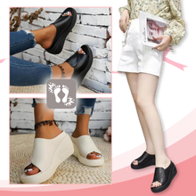 Carica l'immagine nel visualizzatore di Gallery, Sandali ortopedici con tacco ad assorbimento d'urto - Ozerty