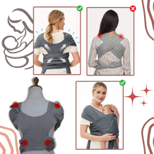 Carica l'immagine nel visualizzatore di Gallery, Imbragatura per neonati traspirante e di sostegno - Ozerty
