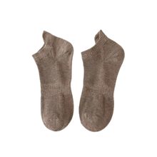 Carica l'immagine nel visualizzatore di Gallery, Calzini alla caviglia Comfort Supremo Uomo -Caffè/EU38-45 - Ozerty
