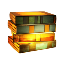 Carica l'immagine nel visualizzatore di Gallery, Lampada a libri impilati senza tempo -Giallo - Ozerty