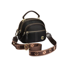 Carica l'immagine nel visualizzatore di Gallery, Borsa a tracolla vegana senza tempo -Nero - Ozerty