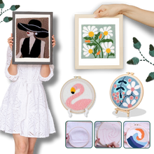 Carica l'immagine nel visualizzatore di Gallery, Kit per Uncinetto con Aghi e Fili - Ozerty