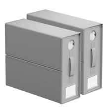 Carica l'immagine nel visualizzatore di Gallery, Organizzatore a Cubo con Apertura Trasparente -Grigio - Ozerty