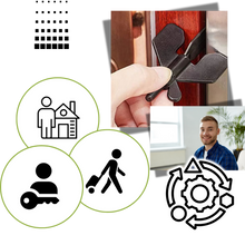 Carica l'immagine nel visualizzatore di Gallery, Blocco Universale per Porte Senza Foratura - Ozerty