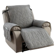 Carica l'immagine nel visualizzatore di Gallery, Fodera impermeabile per poltrona reclinabile -Grigio chiaro - Ozerty