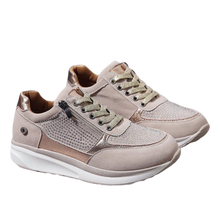 Carica l'immagine nel visualizzatore di Gallery, Scarpe da ginnastica con zeppa in strass -Beige/EU35Beige/EU36Beige/EU37Beige/EU38Beige/EU39Beige/EU40Beige/EU41Beige/EU42Beige/EU43 - Ozerty