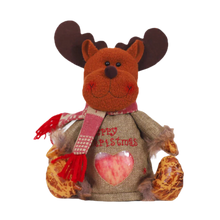 Carica l'immagine nel visualizzatore di Gallery, Borsa Regalo Natalizia Riutilizzabile con Chiusura a Zip -Alce - Ozerty