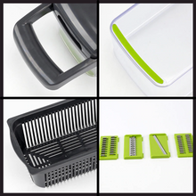 Carica l'immagine nel visualizzatore di Gallery, Mandolina de verdure multifunzione 8 in 1