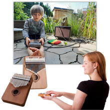 Carica l&#39;immagine nel visualizzatore di Gallery, Kalimba a 17 tasti pianoforte da pollice - Ozerty
