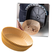 Carica l&#39;immagine nel visualizzatore di Gallery, Confezione di rivestimenti di carta per friggitrice ad aria monouso - Ozerty
