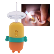 Carica l&#39;immagine nel visualizzatore di Gallery, Pulisci orecchie a cucchiaio per bambini con luce - Ozerty
