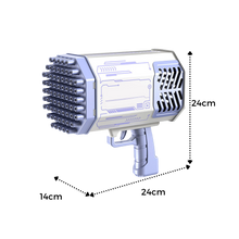 Load image into Gallery viewer, Soffiatore di bolle a 69 fori bazooka - Ozerty
