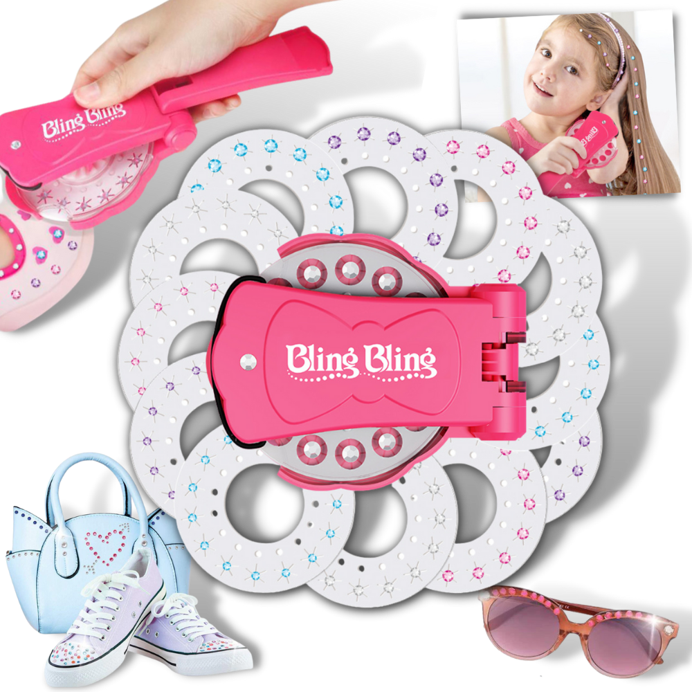 Kit di pinzatura diamantata per capelli e vestiti - Ozerty