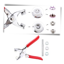 Carica l&#39;immagine nel visualizzatore di Gallery, Confezione con bottone a pressione e pinza - Ozerty
