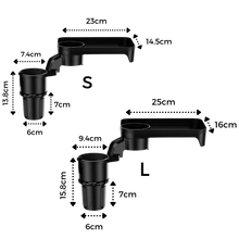 Carica l&#39;immagine nel visualizzatore di Gallery, Portabicchieri per auto e vassoio rotante - Ozerty
