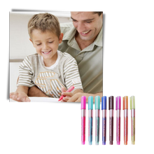 Carica l&#39;immagine nel visualizzatore di Gallery, Set di 8 pennarelli a doppia linea - Ozerty
