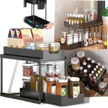 Carica l&#39;immagine nel visualizzatore di Gallery, Portaspezie da cucina a doppio cassetto - Ozerty
