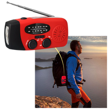 Carica l&#39;immagine nel visualizzatore di Gallery, Radio d&#39;emergenza con dinamo multifunzionale
