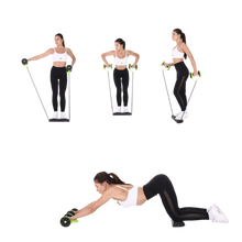 Carica l&#39;immagine nel visualizzatore di Gallery, Rulli addominali con bande di resistenza - Ozerty
