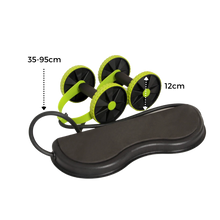 Carica l&#39;immagine nel visualizzatore di Gallery, Rulli addominali con bande di resistenza - Ozerty
