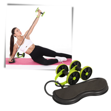 Carica l&#39;immagine nel visualizzatore di Gallery, Rulli addominali con bande di resistenza - Ozerty
