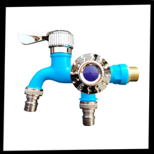 Carica l&#39;immagine nel visualizzatore di Gallery, Rubinetto a doppia testa - Ozerty
