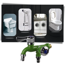 Carica l&#39;immagine nel visualizzatore di Gallery, Rubinetto a doppia testa - Ozerty
