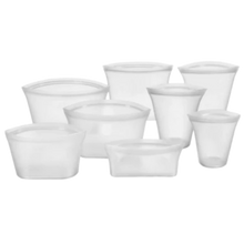 Carica l&#39;immagine nel visualizzatore di Gallery, Confezione da 8 sacchetti in silicone per alimenti riutilizzabili
