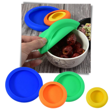Carica l&#39;immagine nel visualizzatore di Gallery, Confezione da 4 coperchi in silicone

