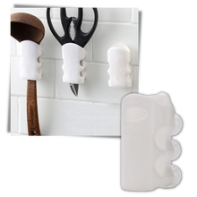 Carica l&#39;immagine nel visualizzatore di Gallery, Supporto per soffione doccia ad aspirazione (confezione da 2) - Ozerty
