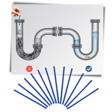 Carica l&#39;immagine nel visualizzatore di Gallery, Confezione da 12 bastoncini per la pulizia del lavandino - Ozerty
