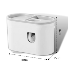 Carica l&#39;immagine nel visualizzatore di Gallery, Cremagliera per dispenser di dentifricio tutto in uno - Ozerty
