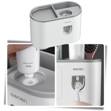 Carica l&#39;immagine nel visualizzatore di Gallery, Cremagliera per dispenser di dentifricio tutto in uno - Ozerty
