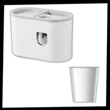 Carica l&#39;immagine nel visualizzatore di Gallery, Cremagliera per dispenser di dentifricio tutto in uno - Ozerty
