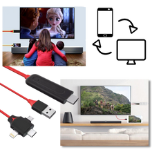 Carica l&#39;immagine nel visualizzatore di Gallery, Cavo adattatore HDMI per telefoni e tablet - Ozerty
