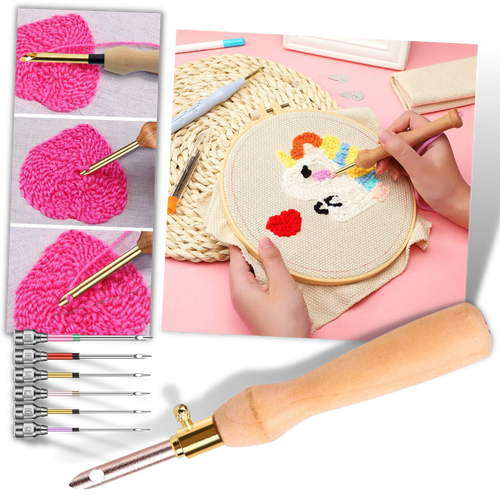 Kit di strumenti per aghi da ricamo - Ozerty