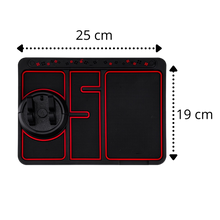 Carica l&#39;immagine nel visualizzatore di Gallery, Cuscinetto antiscivolo e supporto per telefono per auto - Ozerty
